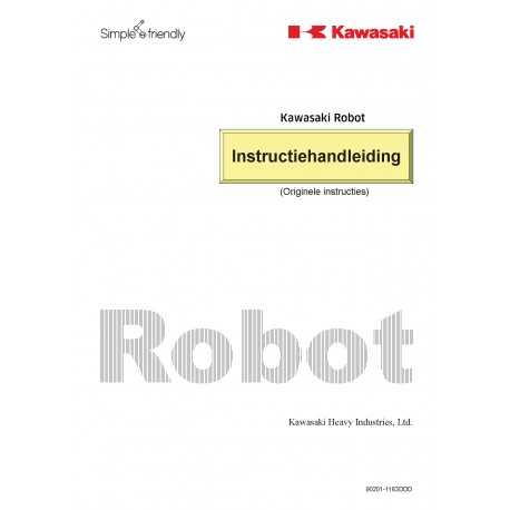 Instructie Handleiding Kawasaki Robots