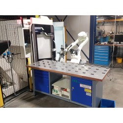RFA Robotloader RS020N with RFA-Raster loading DMG-Mori milling machine